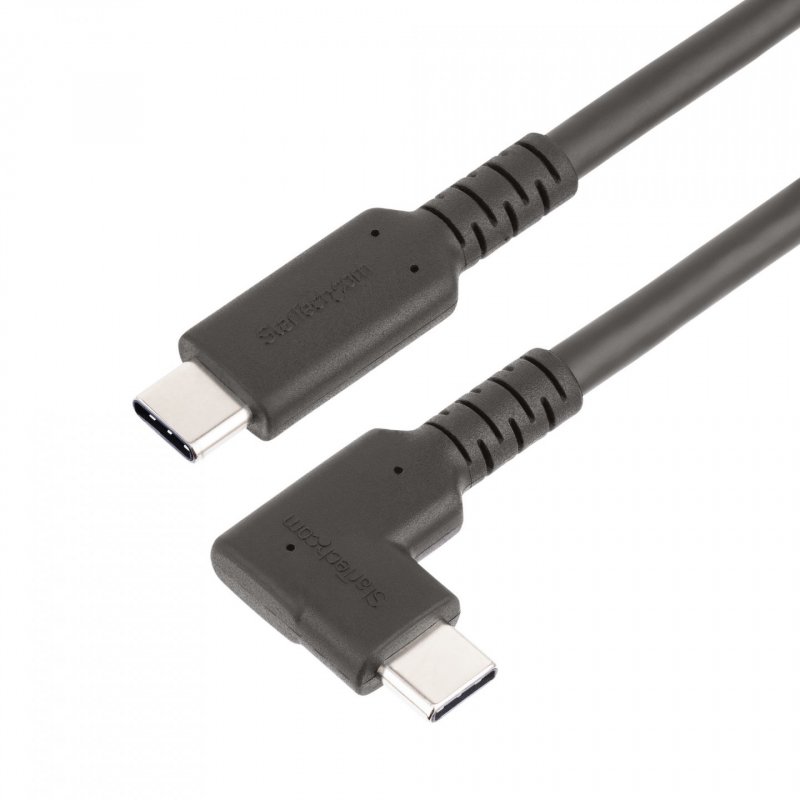 StarTech.com RUSB31CC50CMBR câble USB 0,5 m USB 3.2 Gen 2 (3.1 Gen 2) USB C Noir