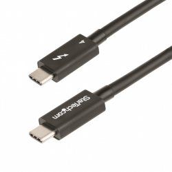 StarTech.com TBLT4MM50CM Câble Thunderbolt 0,5 m 40 Gbit/s Noir