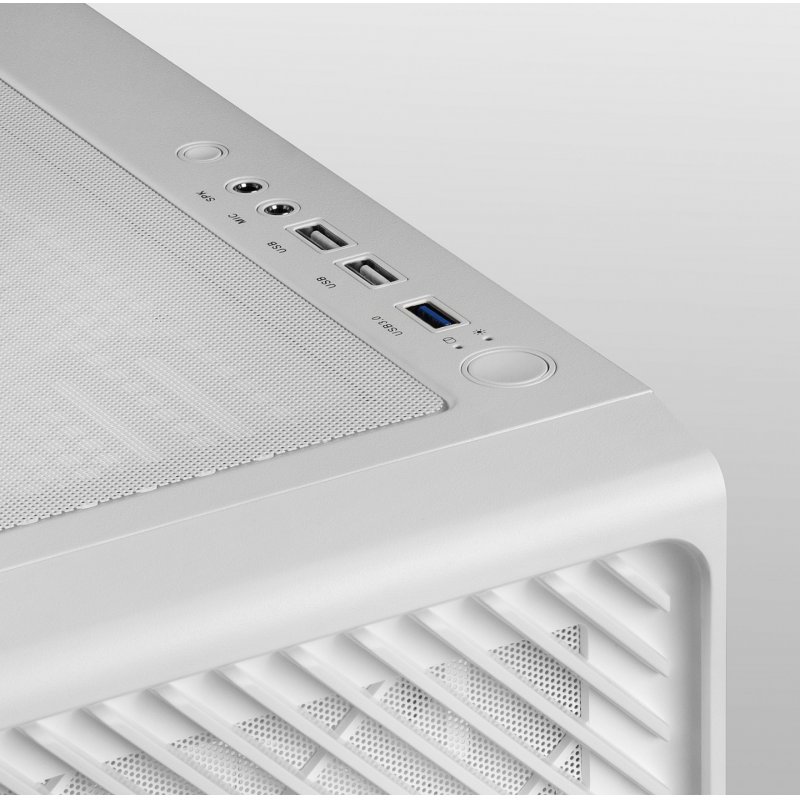 Mars Gaming MCFW unité centrale Midi Tower Blanc