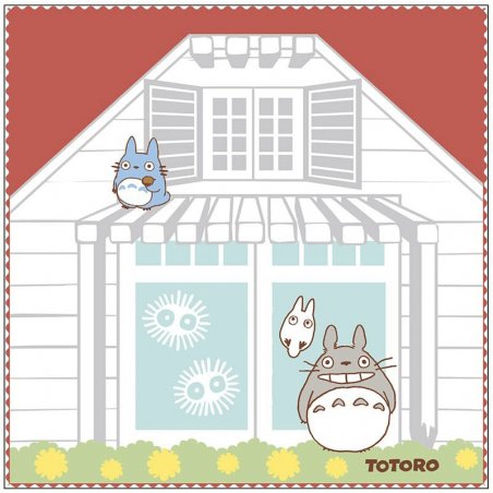 Studio Ghibli serviette de toilette mains Mon voisin Totoro Satsuki & Mei's House 25 x 25 cm