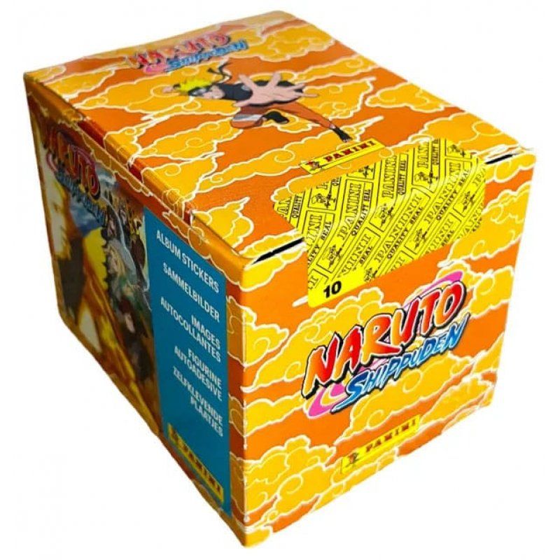 Panini - Naruto Shippuden Pochettes 5 Stickers en Boite de 36