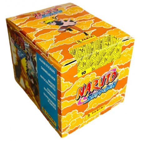 Panini - Naruto Shippuden Pochettes 5 Stickers en Boite de 36