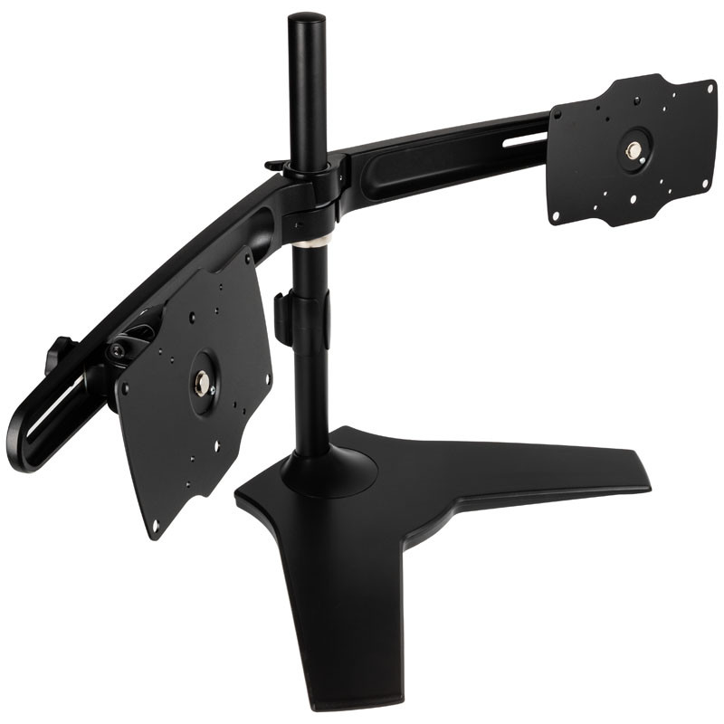 Silverstone SST-ARM23BS-L - Dual Monitorarm - schwarz