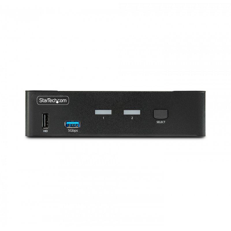 StarTech.com Switch KVM DisplayPort 2 Ports - 8K 60H/4K 144Hz, Écran Unique, DisplayPort 1.4, 2 Ports USB 3.0, 4x USB