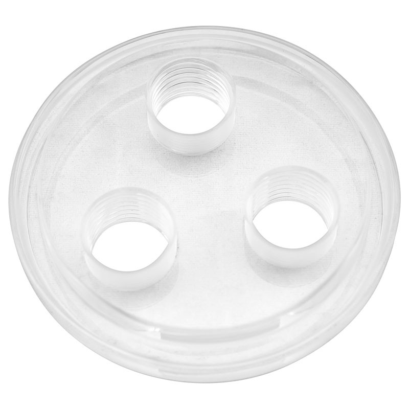 Singularity compatible Computers Protium Triple Port Cap, Deckel für Ausgleichsbehälter - Acryl, transparent