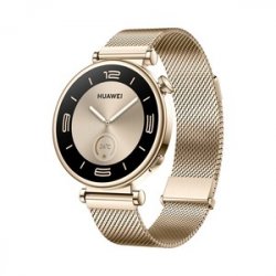 Watch GT4 41mm (Aurora-B19M) (gold/weiß, goldenes Milanese-Armband)