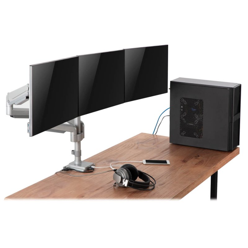 Tripp Lite DDR1730TAL support d'écran plat pour bureau 76,2 cm (30") Argent