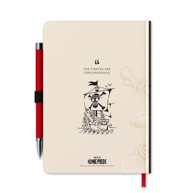 ONE PIECE NETFLIX - Notebook Stylo-Bille Lumineux - Format A5