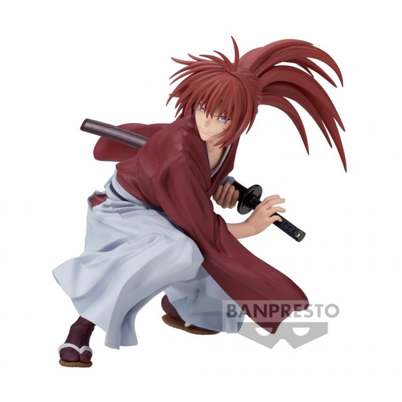 KENSHIN LE VAGABOND - Kenshin Himura - Figurine Vibration Stars 12cm