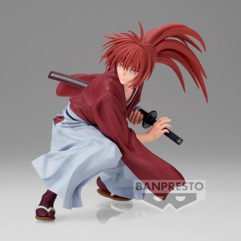 KENSHIN LE VAGABOND - Kenshin Himura - Figurine Vibration Stars 12cm