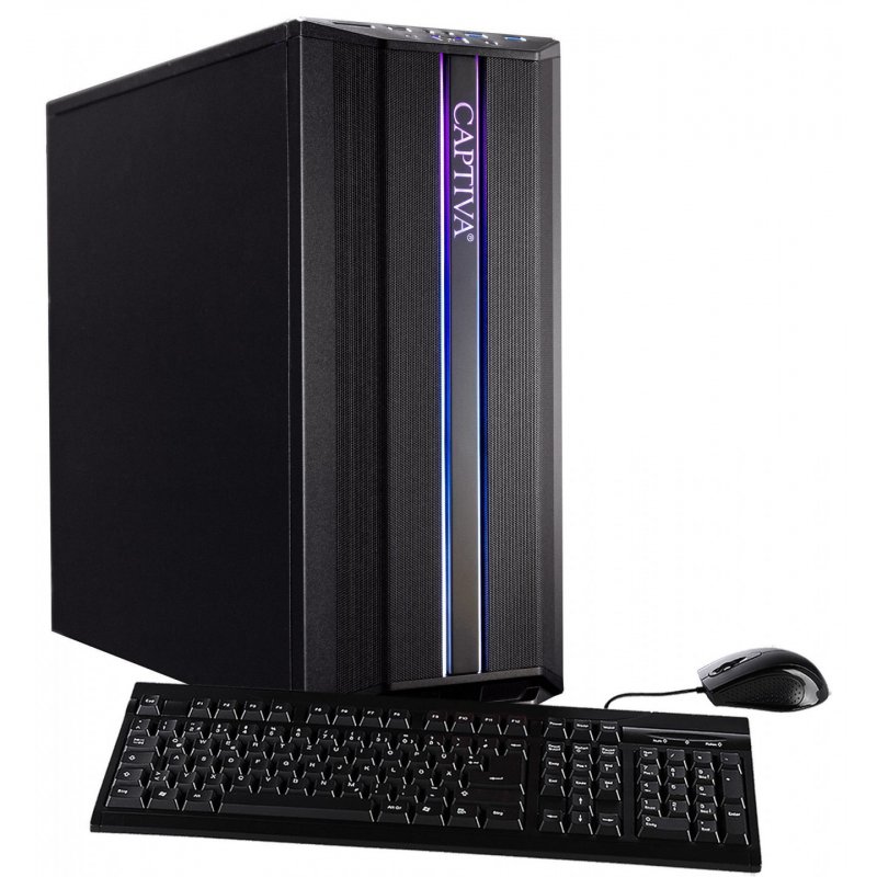 Captiva Advanced Gaming PC R69-338 AMD Ryzen 5 5500, 32GB RAM, 500GB SSD, GeForce RTX 3050, Windows 11 Home