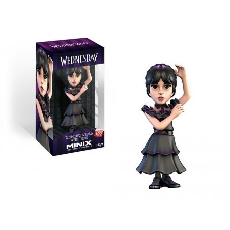 MERCREDI - Mercredi Addams en robe de bal - Figurine Minix 12cm