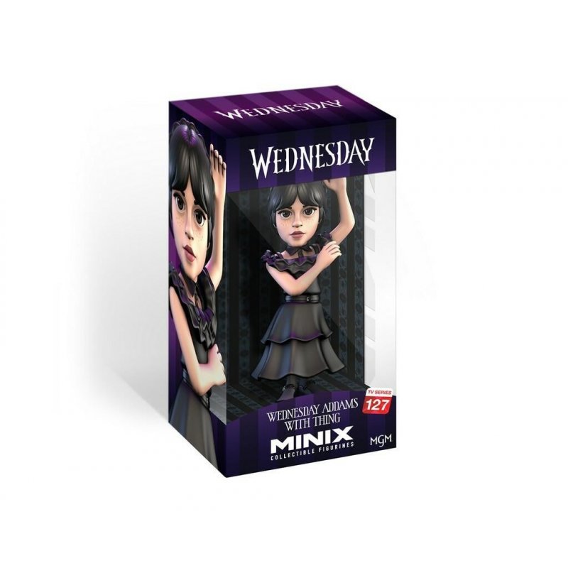MERCREDI - Mercredi Addams en robe de bal - Figurine Minix 12cm
