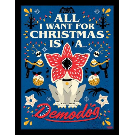 STRANGER THINGS - All I want for Chris.. - Impression encadrée 30x40cm