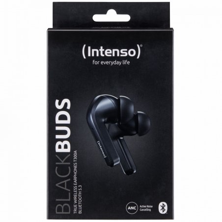 Intenso Black Buds T300A Headphones In-ear Calls/Music/Sport/Everyday