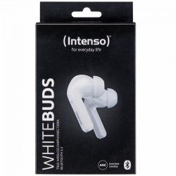 Intenso White Buds T302A Écouteurs Ecouteurs Appels/Musique/Sport/Au quotidien Blanc