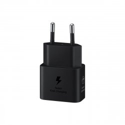 Samsung Schnellladegerät, USB-C, 25W ohne Datenkabel, Schwarz
