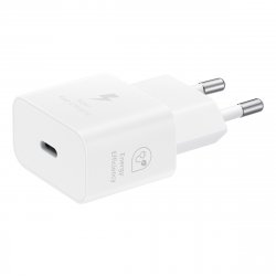 Samsung Schnellladegerät, USB-C, 25W ohne Datenkabel, weiß
