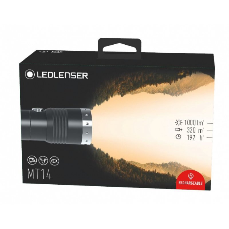 Ledlenser MT14 Noir, Argent Lampe torche LED