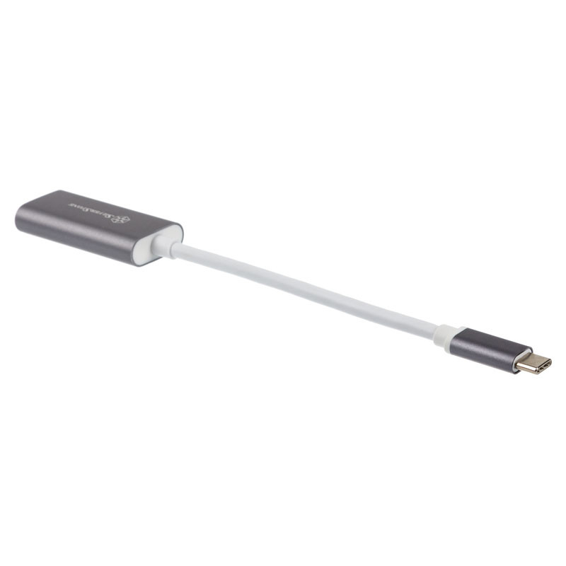 Silverstone SST-EP07C-E - USB 3.1 Type C auf HDMI V2.0b Adapter - grau