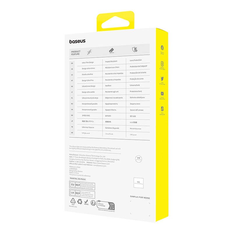 Phone Case for iPhone 15 Pro Baseus OS-Lucent Series (Clear)