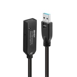 Cable Lindy USB 3.0 to USB-C (W) 10m Black