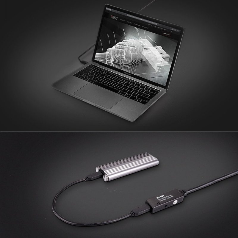 Lindy 10m USB 3.0 Active Extension Type A to C