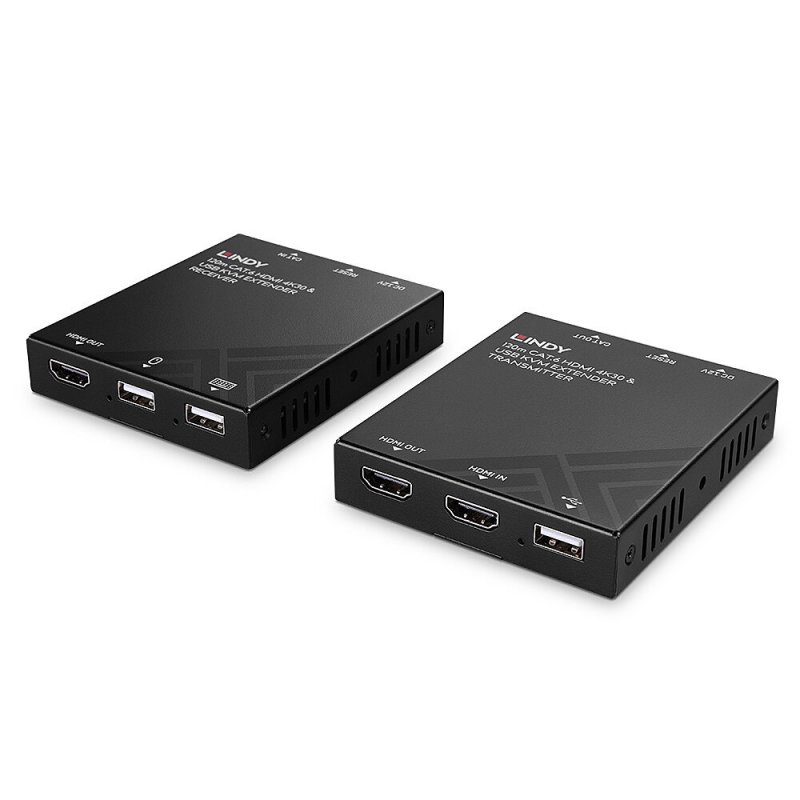 LINDY - Video/Audio/USB-Verlängerungskabel - HDMI