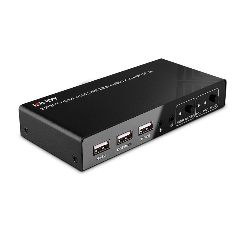 Lindy 32809 KVM switch Black