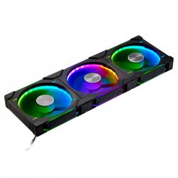 Phanteks D30 PWM Regular Airflow, D-RGB Lüfter, 3er Pack - 140mm, schwarz