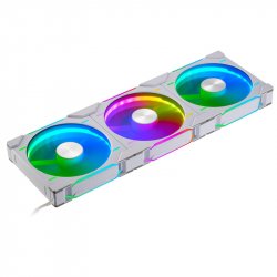 Phanteks D30 PWM Regular Airflow, D-RGB Lüfter, 3er Pack - 140mm, weiß