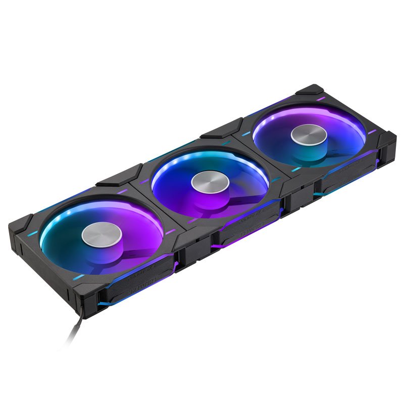 Phanteks D30 PWM Reverse Airflow, D-RGB Lüfter, 3er Pack - 140mm, schwarz