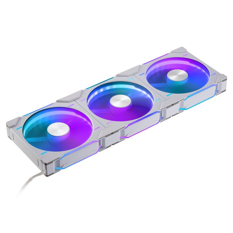 Phanteks D30 PWM Reverse Airflow, D-RGB Lüfter, 3er Pack - 140mm, weiß