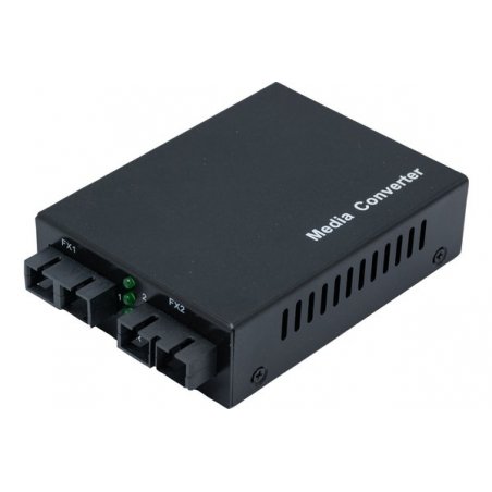 FIBER CONVERTER- GIGABIT MULTI TO SINGLE SC Duplex