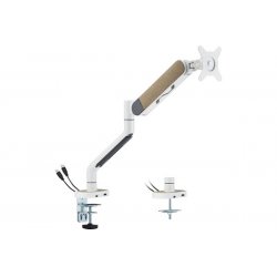 DACOMEX Desk mount D35-100CG-W, for 1 screen 17-35 , white