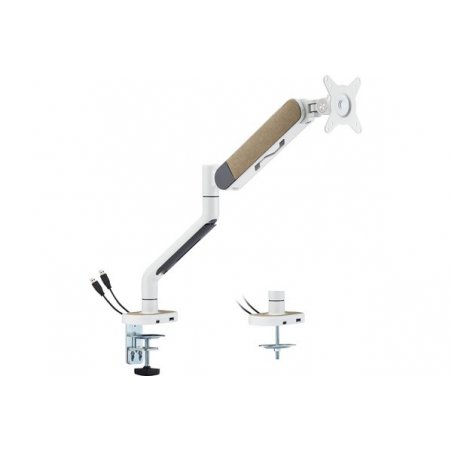 DACOMEX Desk mount D35-100CG-W, for 1 screen 17-35 , white