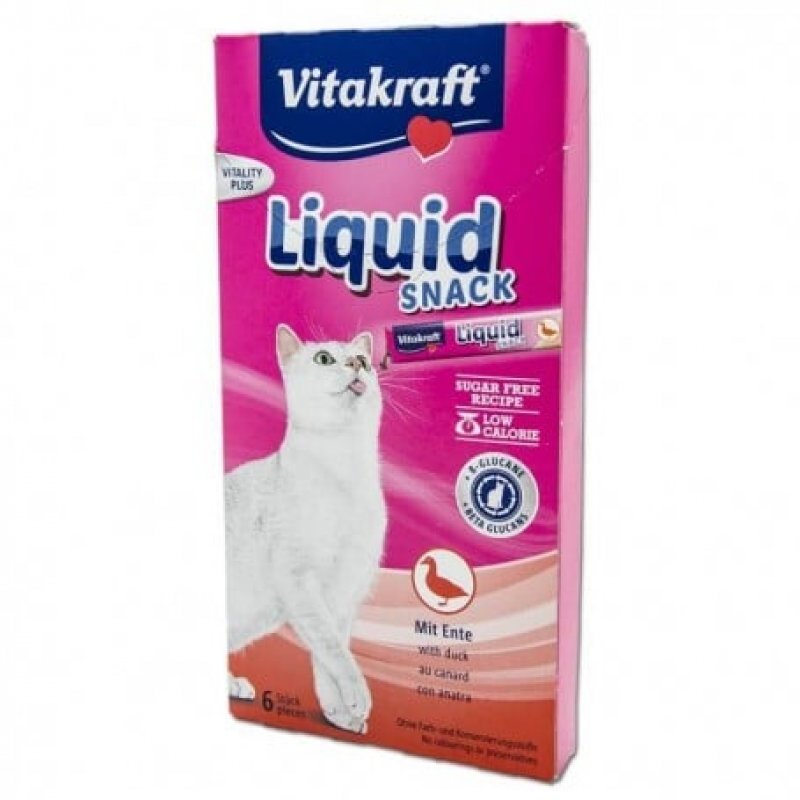 Vitakraft - Liquid Snack Duck Beta-Glucans,90g,Cat - (23520)
