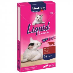 Vitakraft - Liquid-Snack Beef Cat Grass, 90g,Cat - (23521)