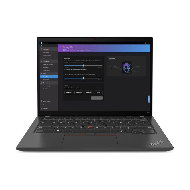 Lenovo ThinkPad T14 Ordinateur portable 35,6 cm (14") WUXGA Intel Core™ i5 i5-1335U 16 Go DDR5-SDRAM 512 Go SSD Wi-Fi
