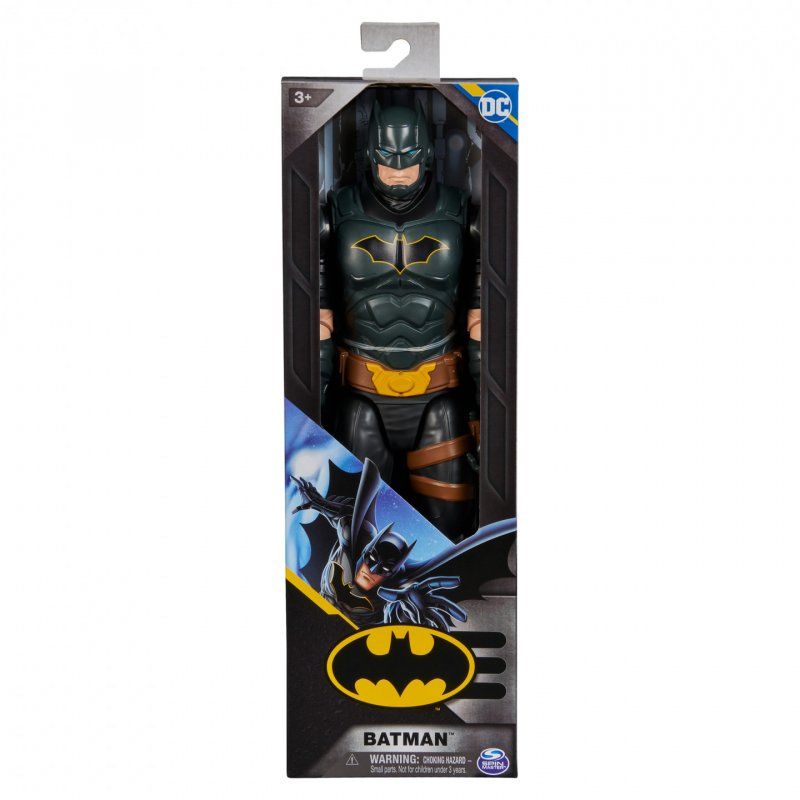 DC Comics BATMAN - Figurine Batman 30 Cm S6 2023 - Figurine Batman Articulée 30 Cm - Revivez Les Aventures De L'homme