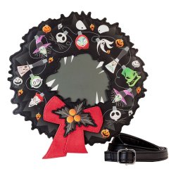 L´étrange Noël de Mr. Jack by Loungefly sac à bandoulière Figural Wreath