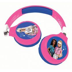 Lexibook - Barbie - 2 in 1 Bluetooth® foldable Headphones (HPBT010BB)
