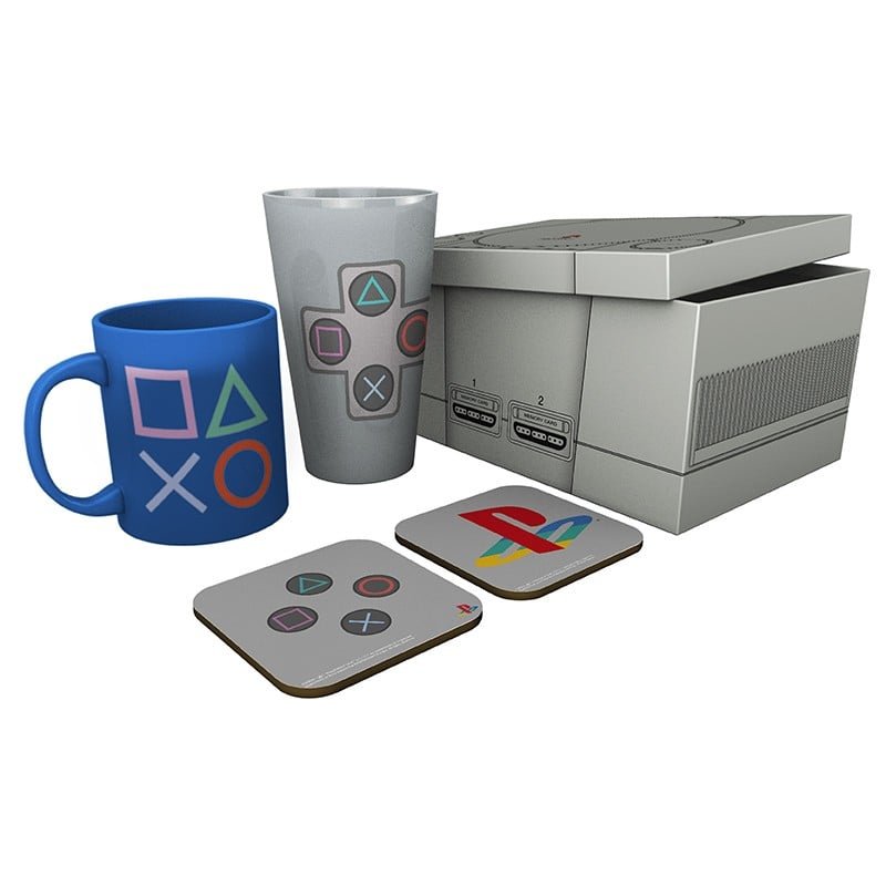 PLAYSTATION - Gift Box - Chope, mug, 2 dessous de verre - Classic
