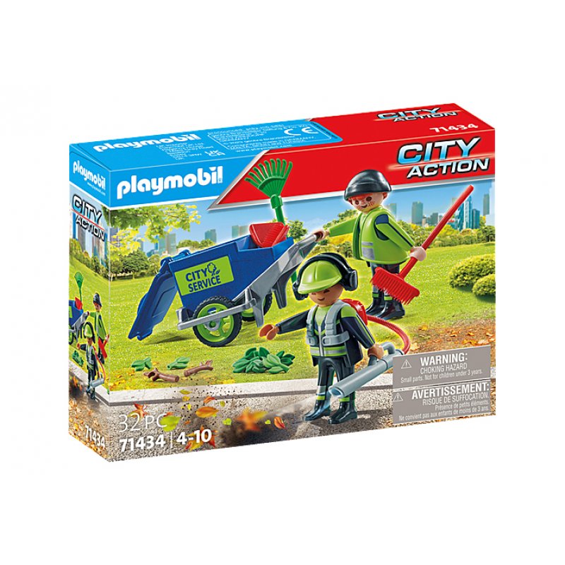 Playmobil - Figures set street cleaning (71434)
