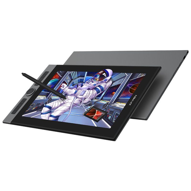 XPPen Artist Pro 16 tablette graphique Noir, Argent 5080 lpi 340,99 x 191,81 mm USB