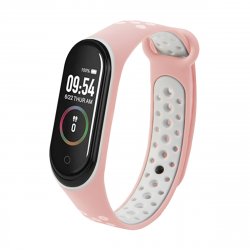 Tracker D'Activité Connecté Abyx Fit Lime Ip67 rose poudré