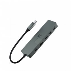 Hub USB-C pour iMac M1 - 5 ports - Structure en aluminium durable et solide - Gris sidéral