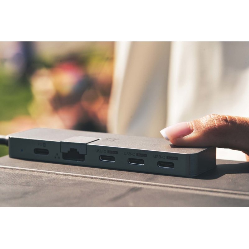STOCK47 - XtremeMac HUB USB-C MAX PRO - 5 Ports (3* USB-C, USB Type-C 40000 Mbit/s