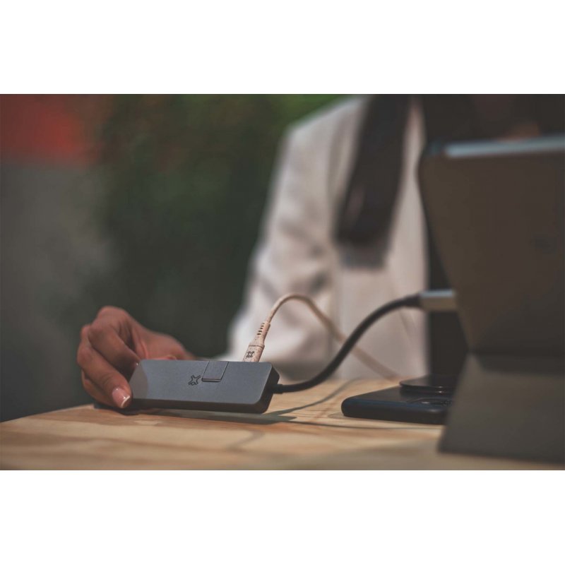 STOCK47 - XtremeMac HUB USB-C MAX PRO - 5 Ports (3* USB-C, USB Type-C 40000 Mbit/s