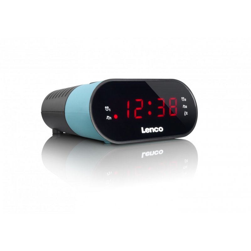 Lenco CR-07 Clock Black, Blue
